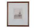 Steel engraving Frigate Rose Beach