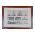 Vintage 1899 Harper's Weekly "America's Cup" Yacht Race Print