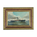 Maritime Steamship Portrait on Academy Board