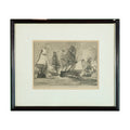 Vintage Harper's Weekly Framed Print: Battle of Yorktown by J.O. Davidson