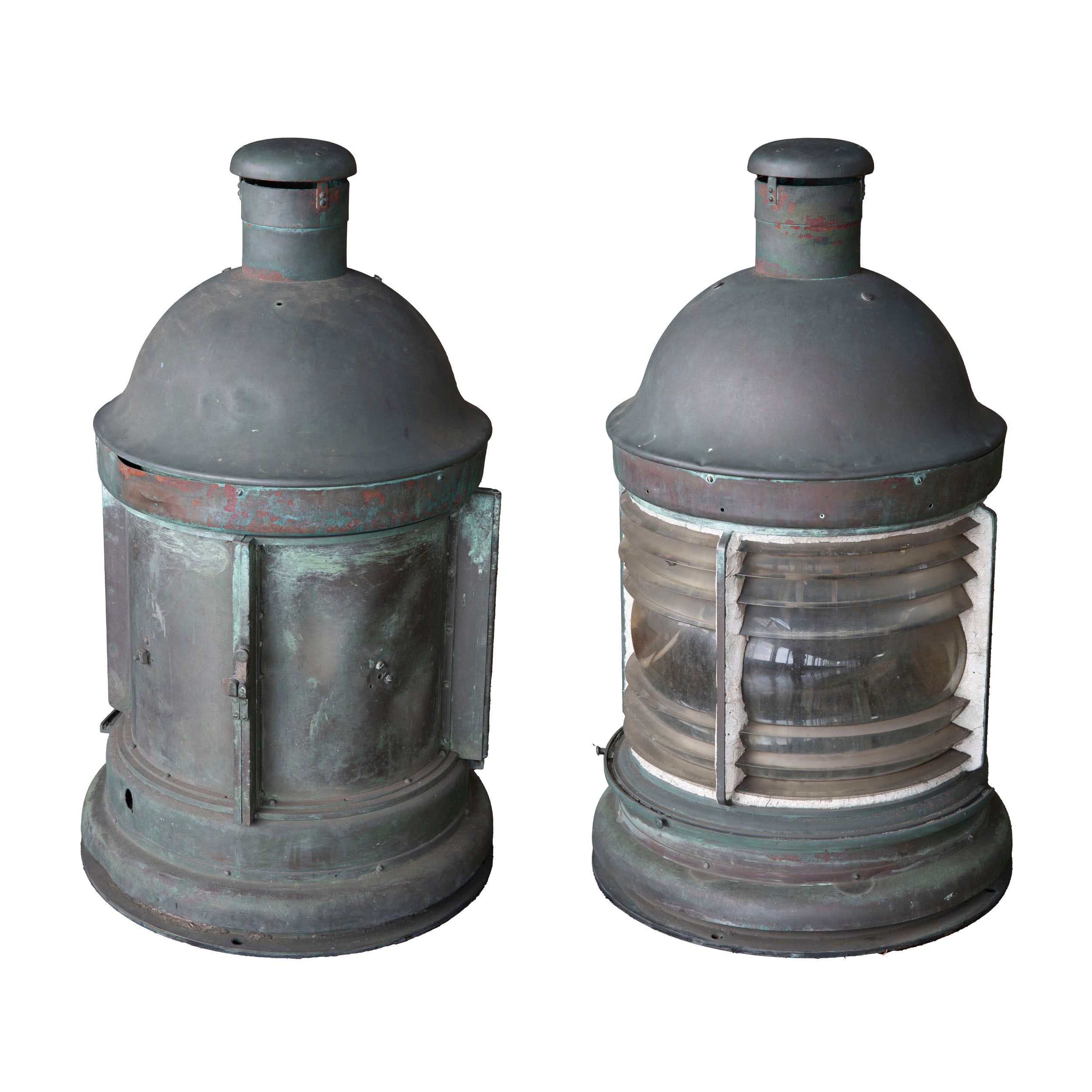 Antique Copper Masthead Lights – The Forth Bridge