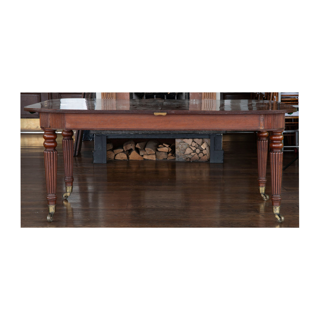 Exquisite 1820 Regency Mahogany Patent Extending Dining Table by John Morton