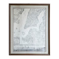 Framed 1776 Map of New York City and Southwest View