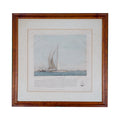 Framed Nautical Print: "Enterprise" Yacht