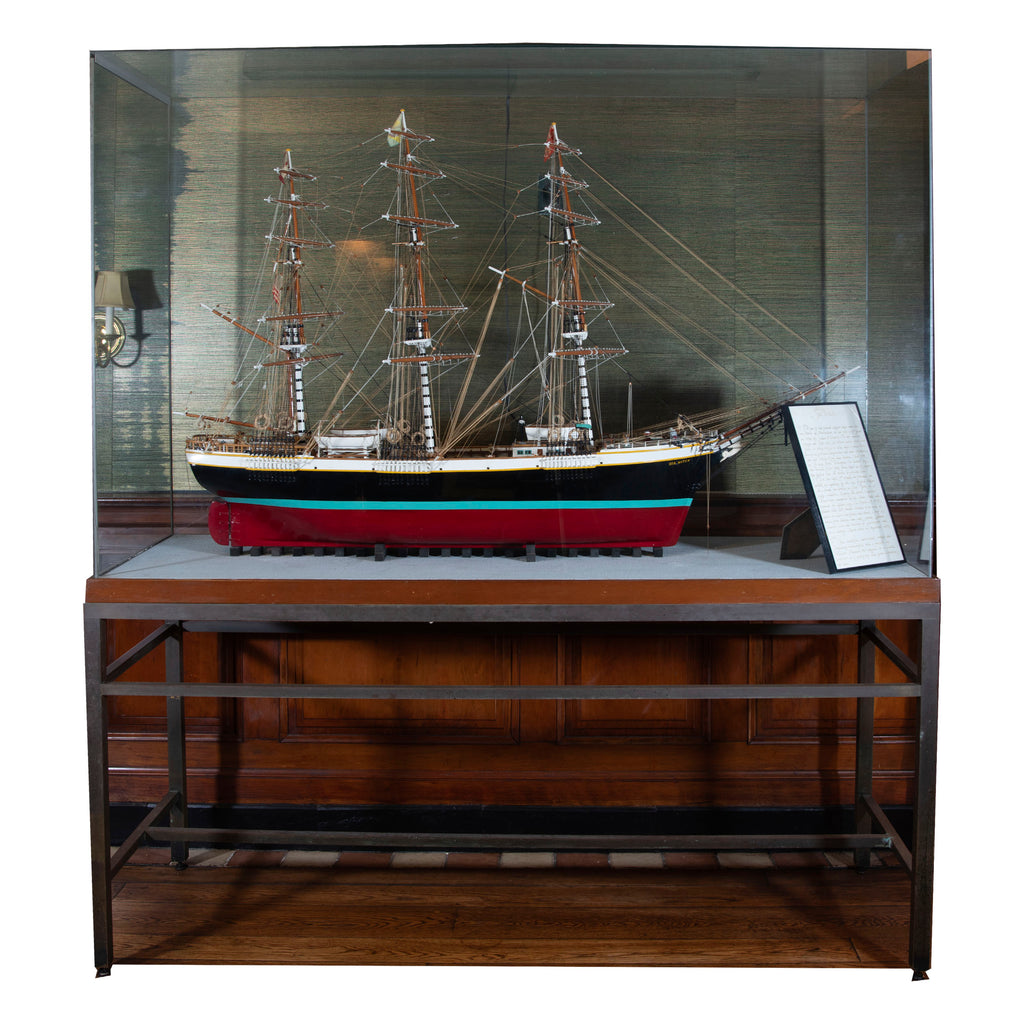 Handcrafted "Sea Witch" Clipper Ship Model with Custom Display Case & Stand