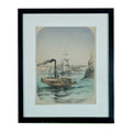 Vintage American Ferry Boat Framed Print