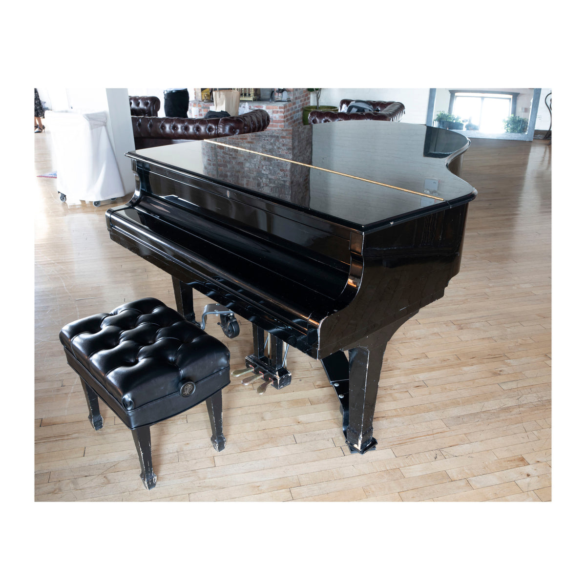 Yamaha C3E Conservatory Grand Piano Circa 1989 Polished Ebony